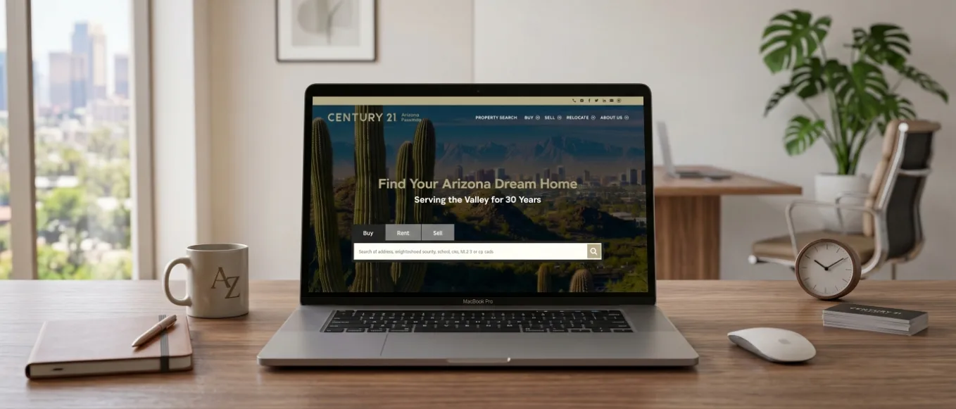 Century 21 Arizona Foothills React property search platform