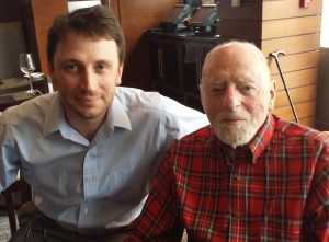 Jeff and his hero Bob Simon