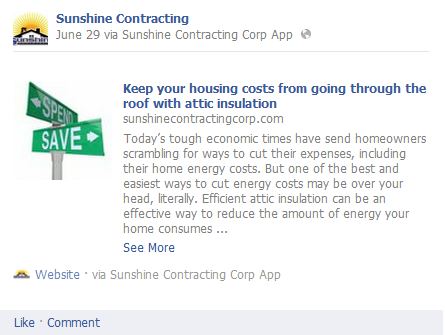 Syndicating WordPress Content to Facebook