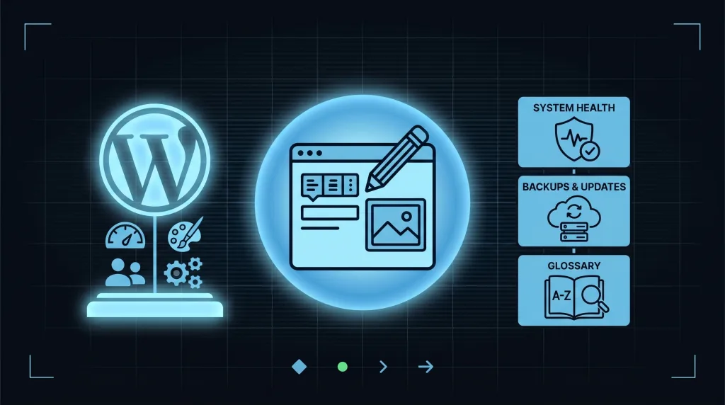 WordPress Admin, Editing & Maintenance Glossary